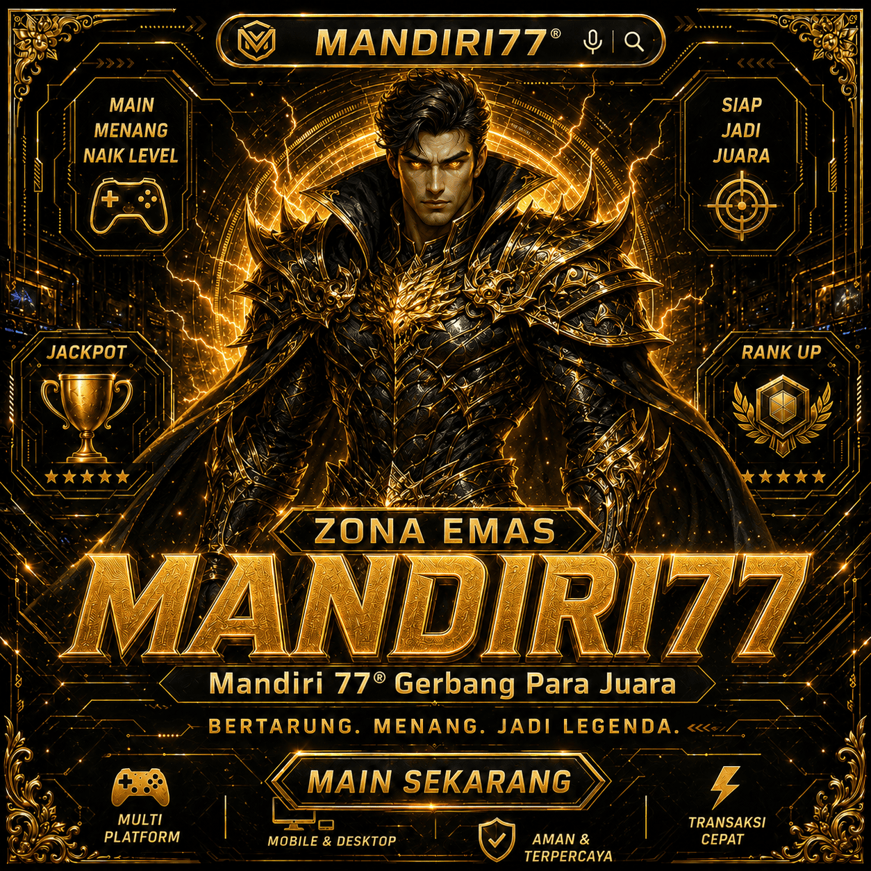 MANDIRI77® | Zona Emas » Mandiri 77® Gerbang Para Juara